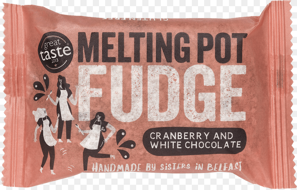 Handmade Cranberry Amp White Chocolate Fudge Banner, Adult, Female, Food, Person Free Transparent Png