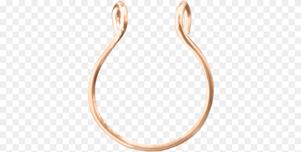 Handmade Fake Septum Ring In 9ct Rose Gold Simply Alice Solid, Accessories, Earring, Jewelry, Cuff Png Image