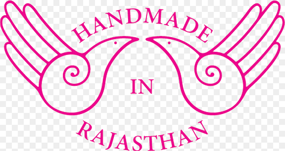 Handmade In Rajasthan Logo, Purple Png