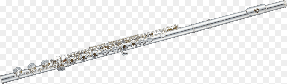 Handmade Maesta Silver Pearl Flute Headjoint Body Flute, Musical Instrument, Gun, Weapon Free Png