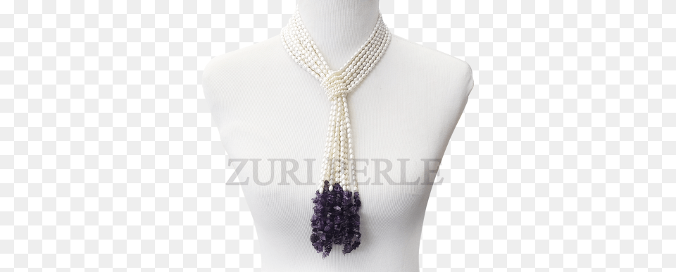 Handmade Unique White Pearl Jewelry Made With White Chain, Accessories, Necklace, Blouse, Clothing Free Png