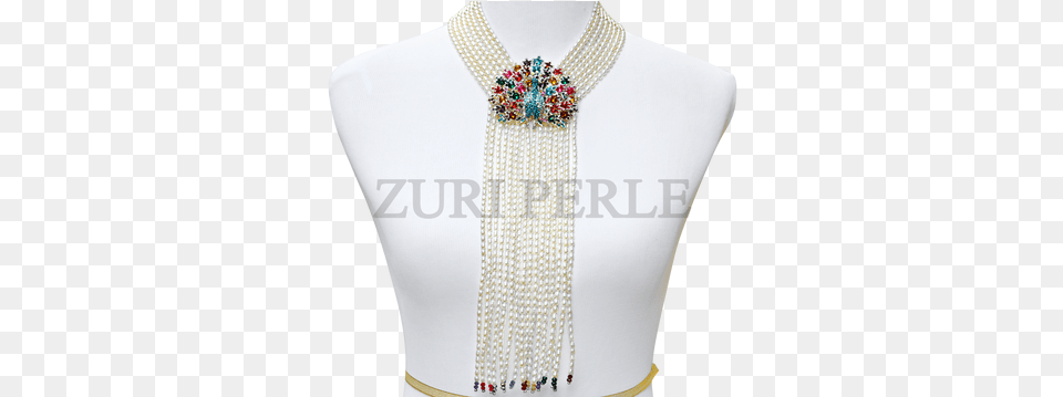 Handmade Unique White Pearl Tassle Jewelry Made With Pearl, Accessories, Necklace, Blouse, Clothing Free Png