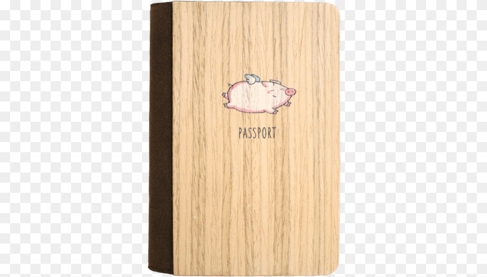 Handmade Wooden Passport Cover Plywood, Wood, Animal, Mammal, Pig Free Transparent Png