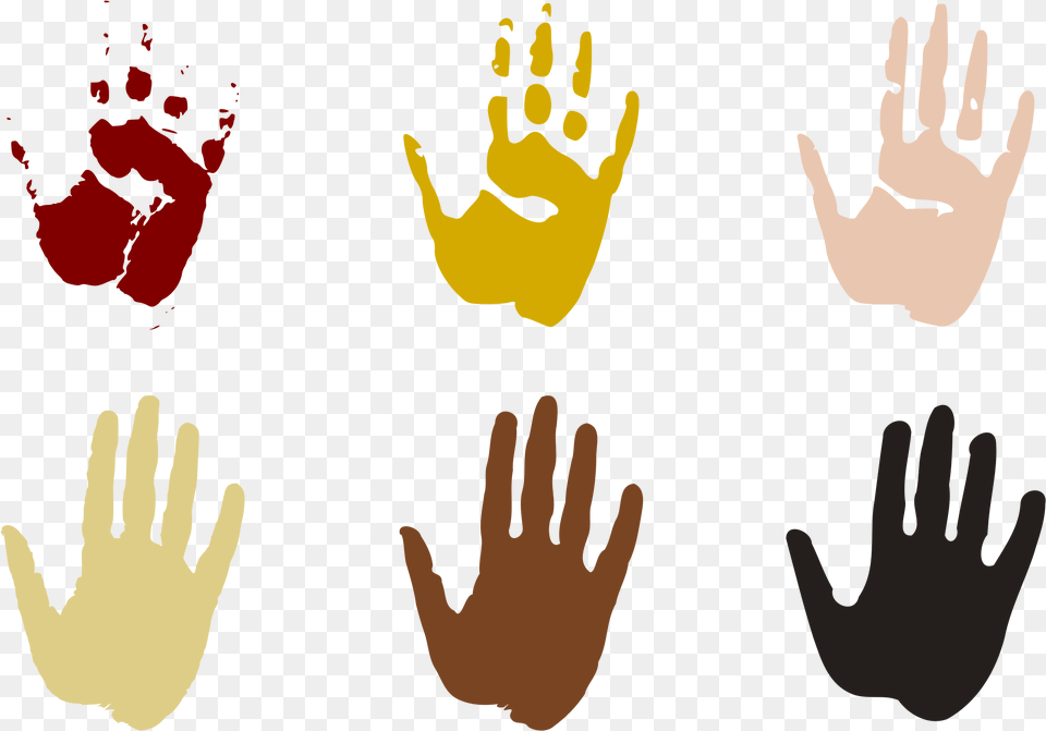 Handprint Clipart 5 Hand Hand Clip Art, Body Part, Finger, Person, Face Png Image