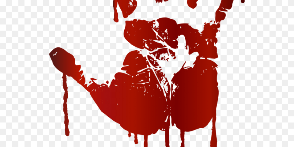 Handprint Clipart Blood Bloody Handprint Background, Adult, Female, Person, Woman Free Transparent Png
