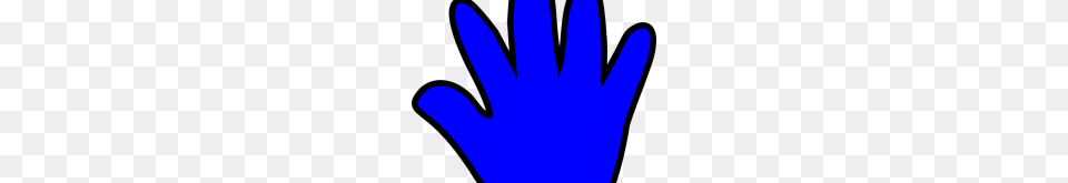 Handprint Clipart Child Handprint Blue Clip Art, Clothing, Glove Free Png Download