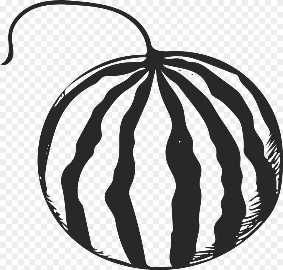 Handprint Drawing Watermelon Watermelon Cartoon Black And White, Food, Fruit, Plant, Produce Png