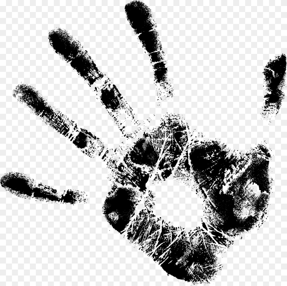 Handprint Transparent Watercolor Black Blood Hand, Smoke Pipe, Stencil Png