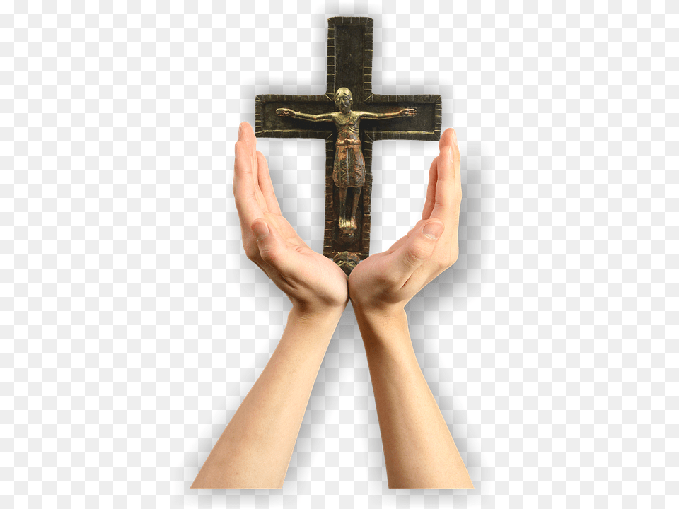 Hands Cross, Symbol, Adult, Female Png