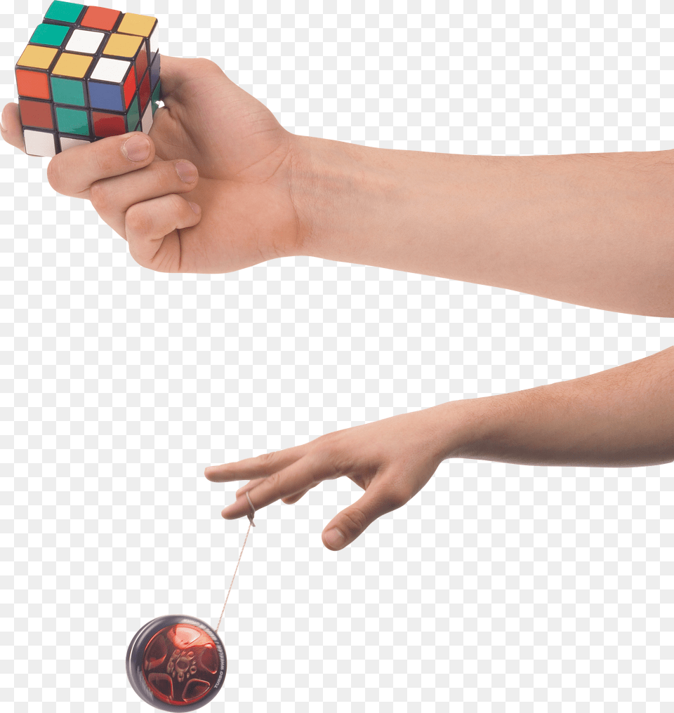Hands, Toy, Baby, Person, Rubix Cube Free Transparent Png