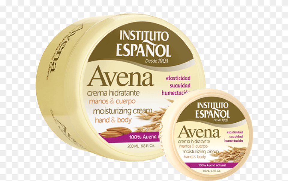 Hands And Body Cremates Spanish Institute Avena 400 Crema Corporal Instituto, Bottle, Disk, Food Png