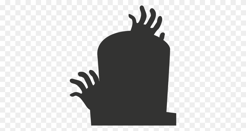 Hands Came Out Graveyard, Silhouette, Animal, Bear, Mammal Free Png