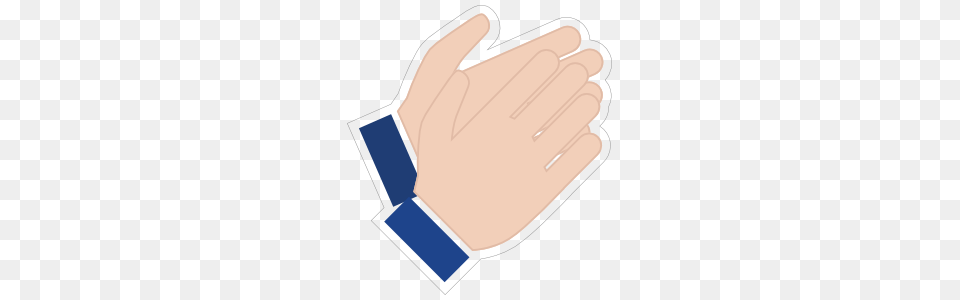 Hands Clapping Emoji Sticker, Body Part, Clothing, Glove, Hand Free Png Download