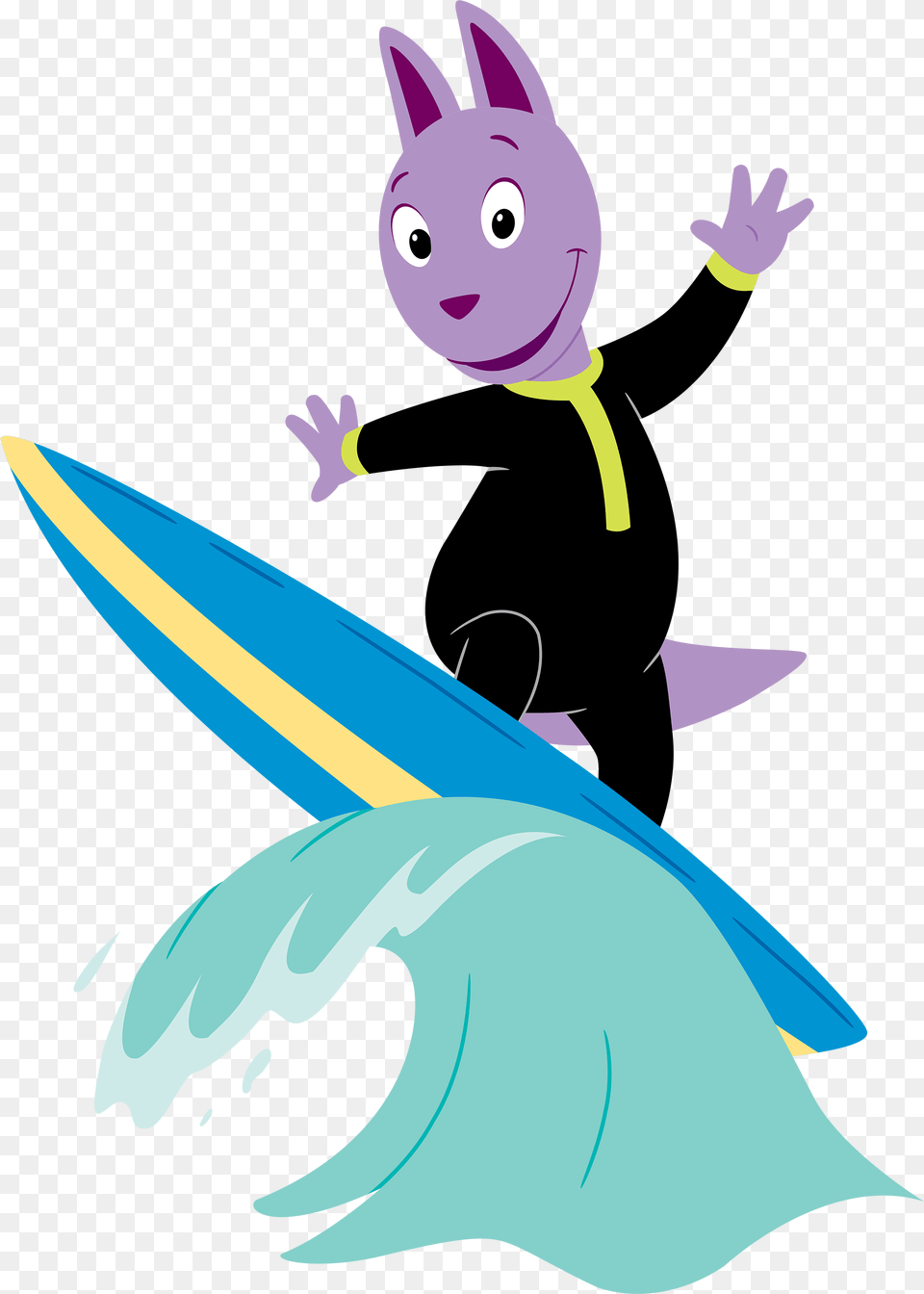 Hands Clipart Surfer Backyardigans Surf, Water, Nature, Outdoors, Sea Png