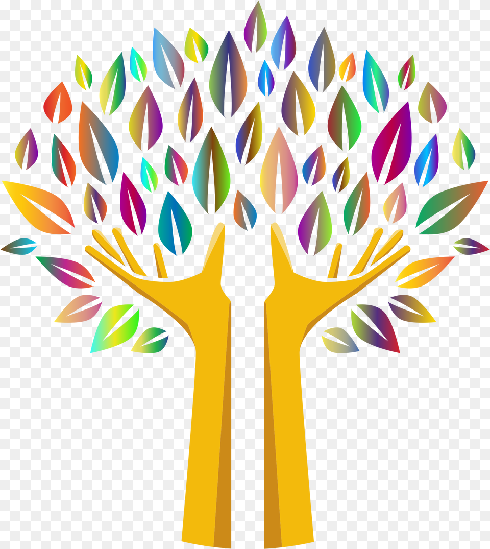 Hands Clipart Tree For Download Background Hands Clipart, Art, Graphics, Modern Art Free Transparent Png