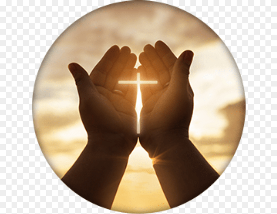 Hands Cupped With Light Shining Through In The Shape Awaken Jesus, Sunlight, Outdoors, Nature, Sky Png