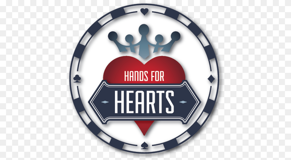 Hands For Hearts Emblem, Badge, Logo, Symbol, Disk Png Image
