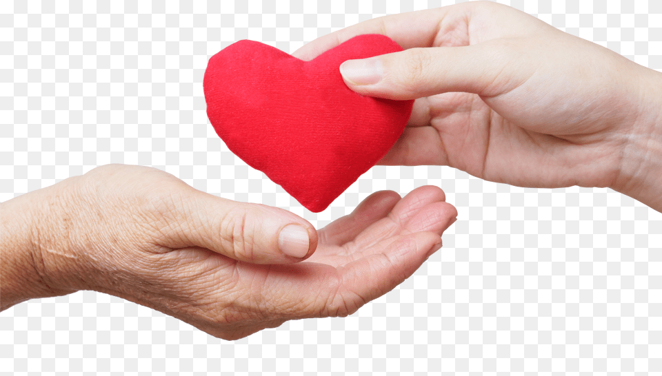 Hands Giving Heart Giving Hands With Heart Free Png Download