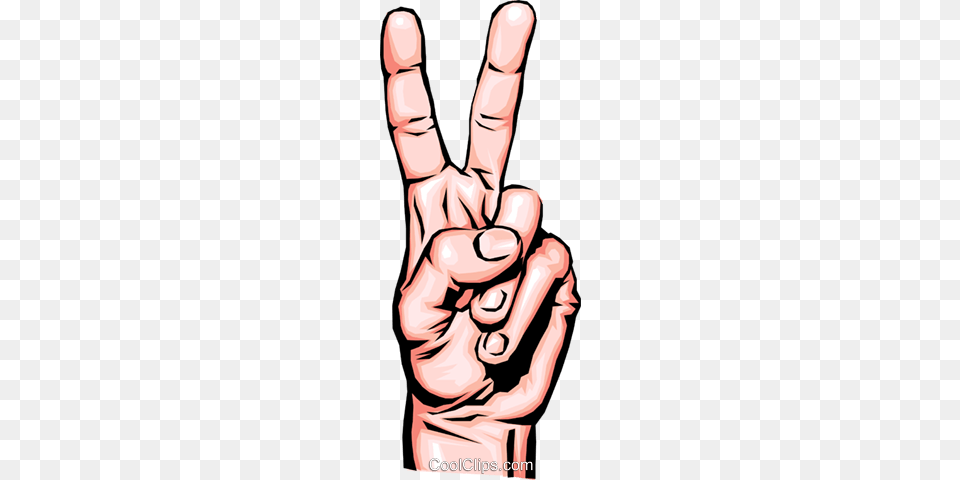 Hands Giving Victory Sign Royalty Vector Clip Art, Body Part, Finger, Hand, Person Free Transparent Png