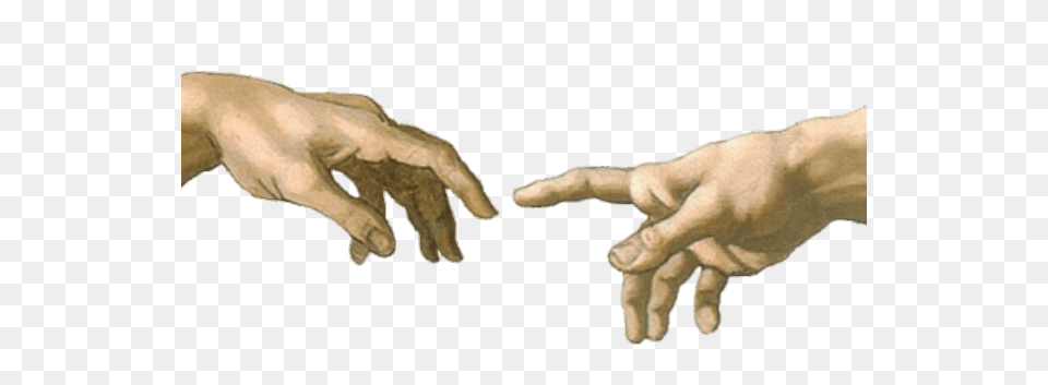 Hands God Sixtine Michelangelo, Body Part, Finger, Hand, Person Png Image