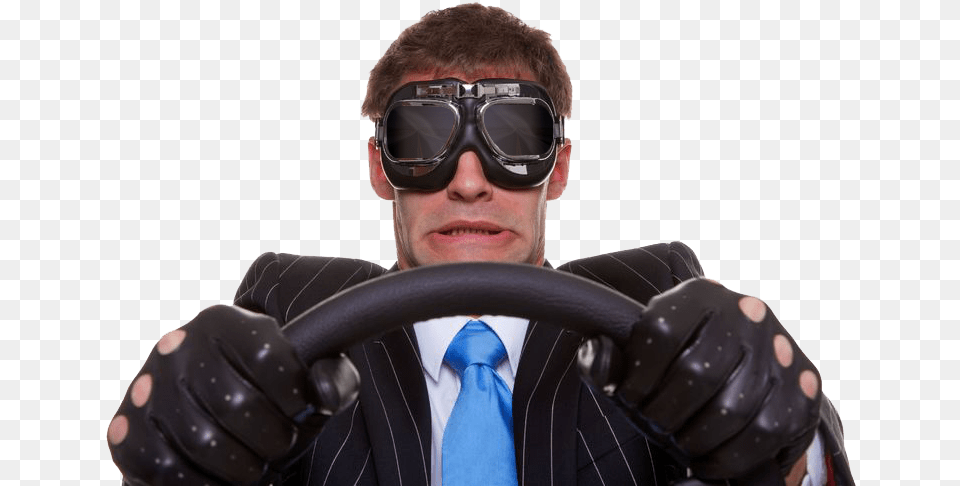 Hands Gripping Steering Wheel, Accessories, Formal Wear, Tie, Goggles Png Image