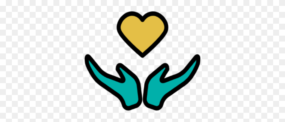 Hands Heart Donate Wide, Logo, Symbol Png Image