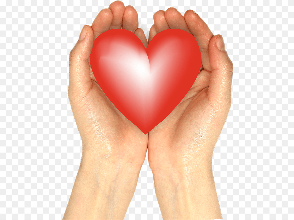 Hands Heart Hand Red Feelings Love Broken Heart Hand With Heart, Baby, Person, Symbol, Body Part Free Png