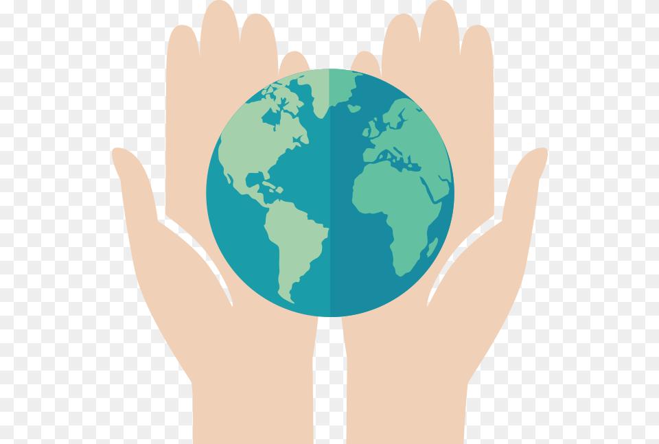 Hands Holding Earth World Map Outline With Ocean, Astronomy, Globe, Outer Space, Planet Free Png