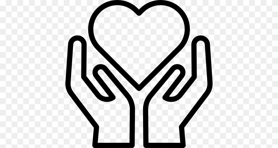 Hands Holding Heart, Clothing, Glove, Stencil, Body Part Png Image