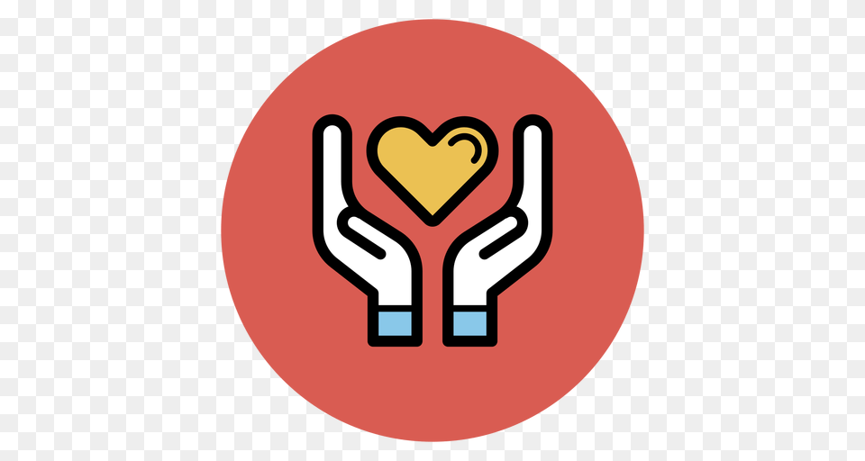 Hands Holding Heart Icon, Light, Sign, Symbol Png
