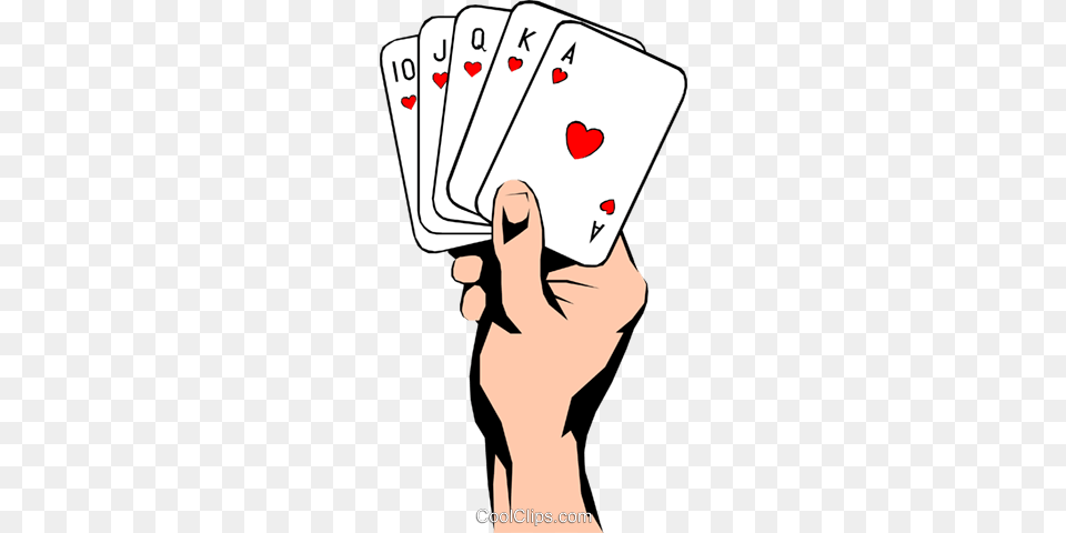 Hands Holding Playing Cards Royalty Vector Clip Art, Body Part, Hand, Person, Adult Free Transparent Png