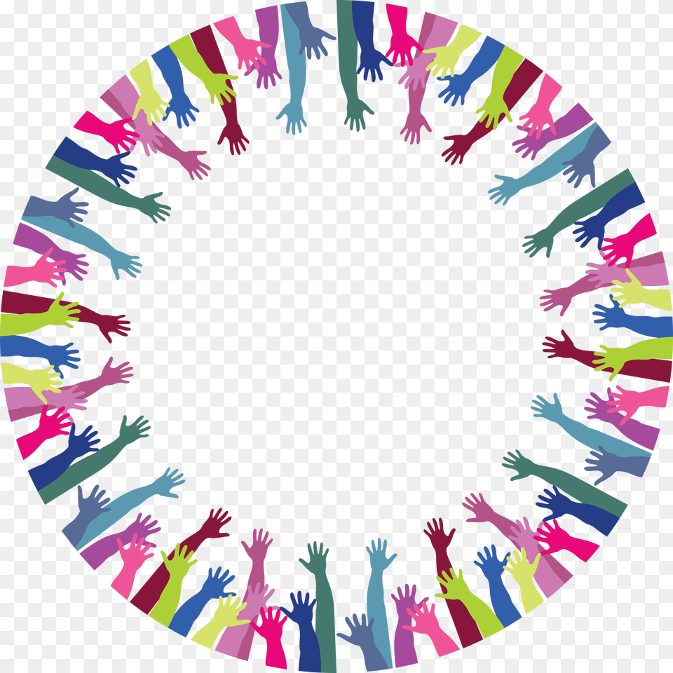 Hands In Circle, Purple, Person, Art, Baby Free Png