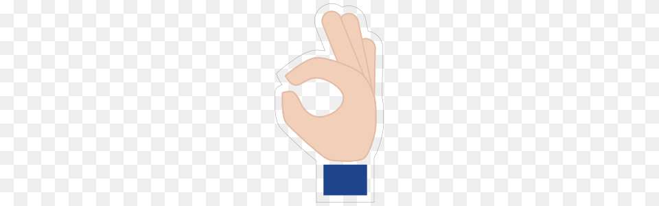 Hands Okay Emoji Sticker, Body Part, Clothing, Glove, Hand Png