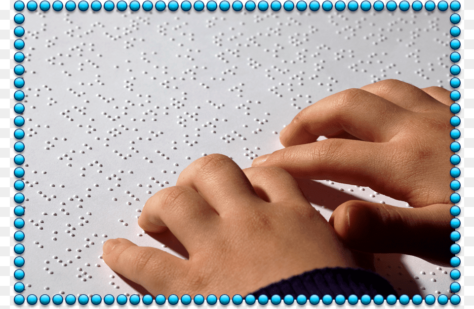 Hands Reading Braille Braille Kids, Body Part, Finger, Hand, Person Free Png Download