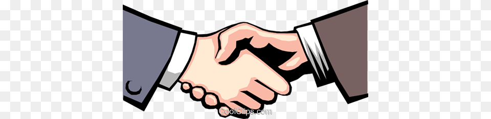 Hands Shaking Royalty Vector Clip Art Illustration, Body Part, Hand, Person, Handshake Free Png Download