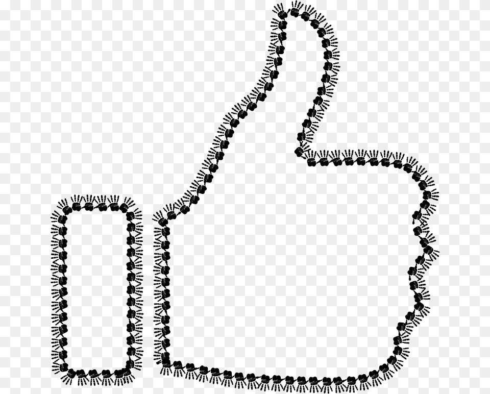 Hands Thumbs Up Condone Clipart, Gray Free Png Download