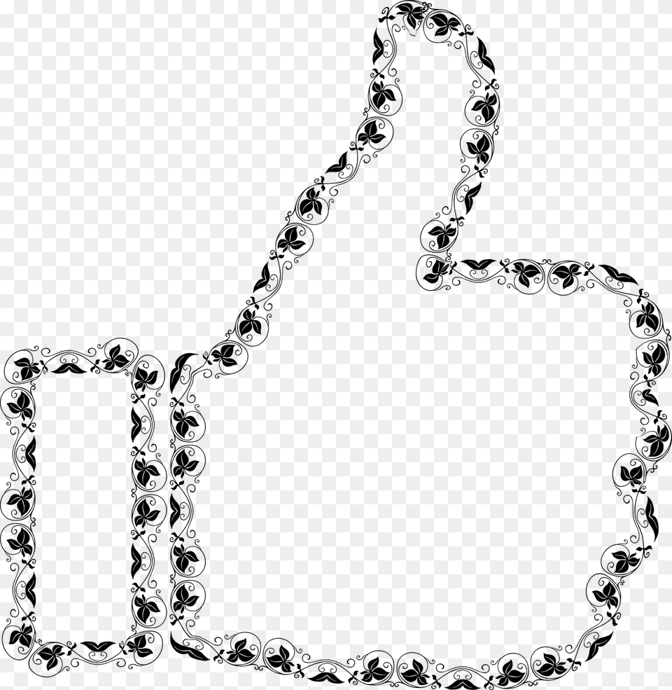 Hands Thumbs Up Condone Clipart, Gray Free Png Download