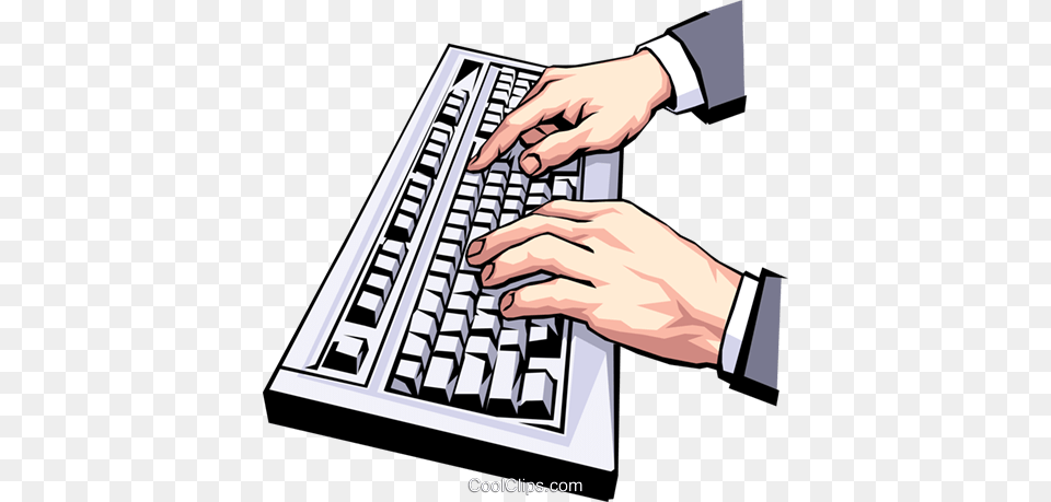 Hands Typing, Computer, Computer Hardware, Computer Keyboard, Electronics Free Png Download