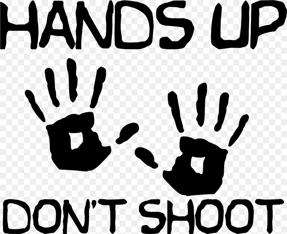 Hands Up Dont Shoot Michael Brown Hands Up Don T Shoot Logo, Gray Free Transparent Png