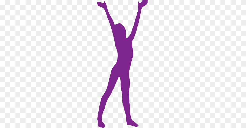 Hands Up Silhouette, Purple, Person, Dancing, Leisure Activities Free Transparent Png