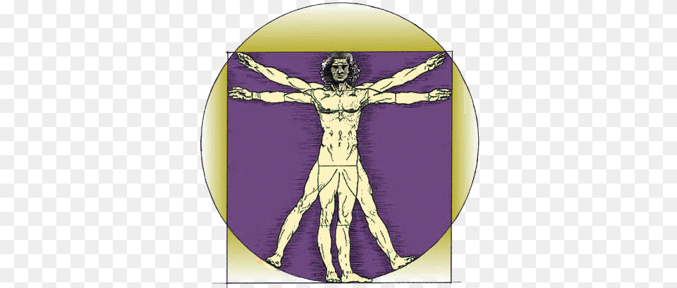 Hands Vitruvian Man, Cross, Symbol, Person, Purple Free Png