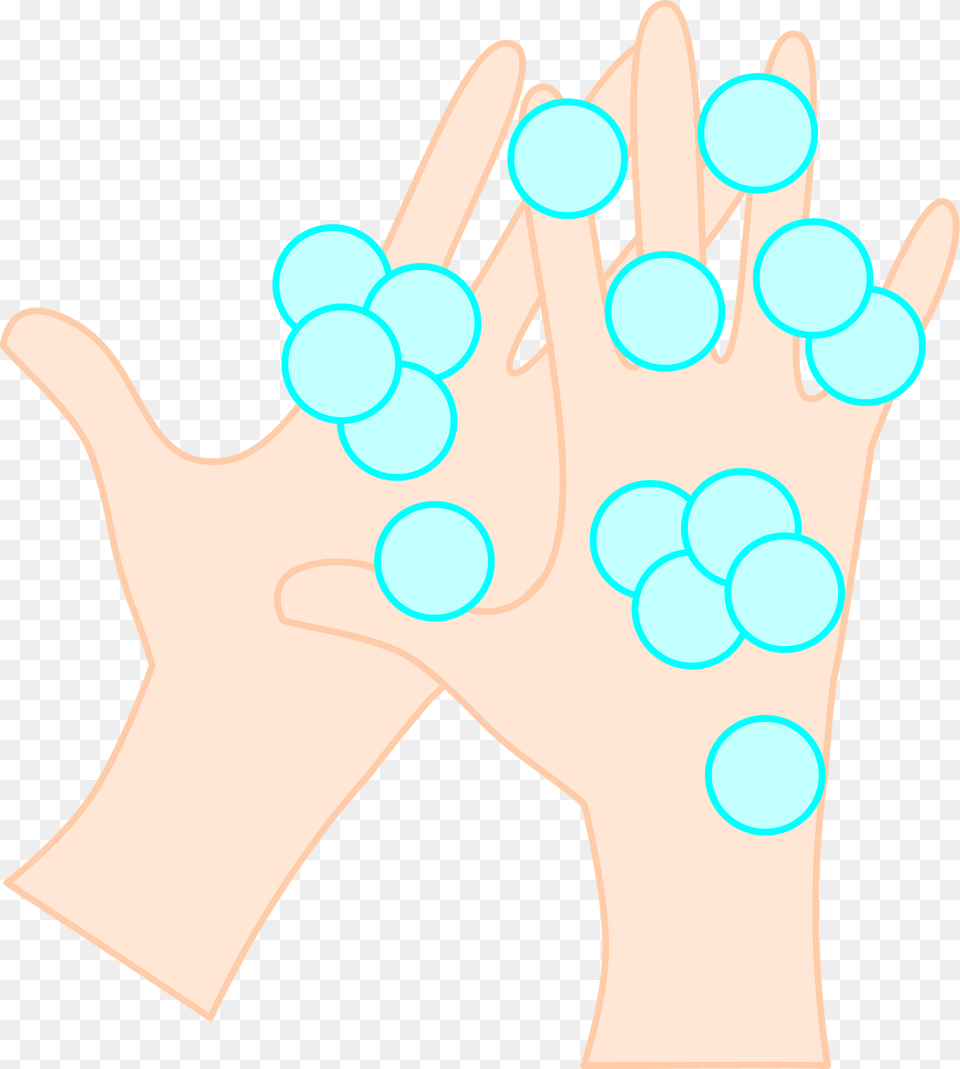 Hands With Soap Bubbles Clipart, Body Part, Hand, Massage, Person Png