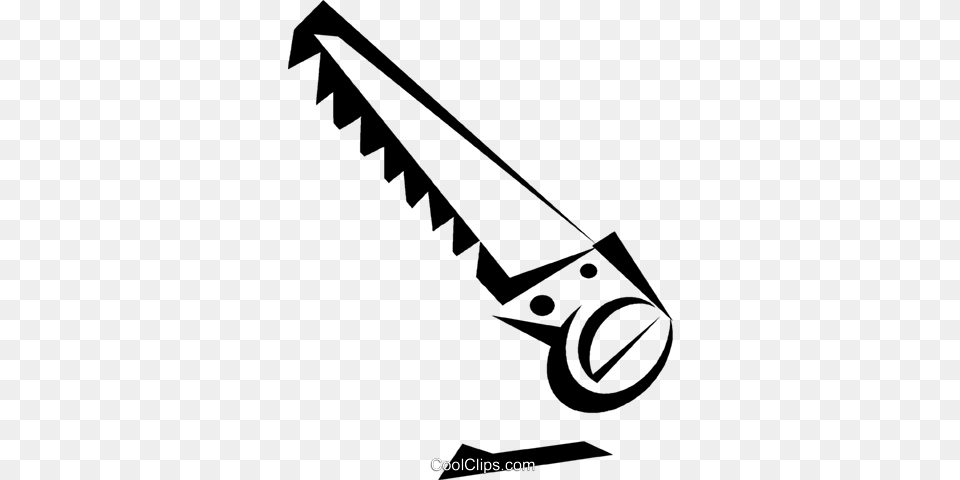 Handsaw Royalty Vector Clip Art Illustration, Device, Smoke Pipe, Tool Free Png