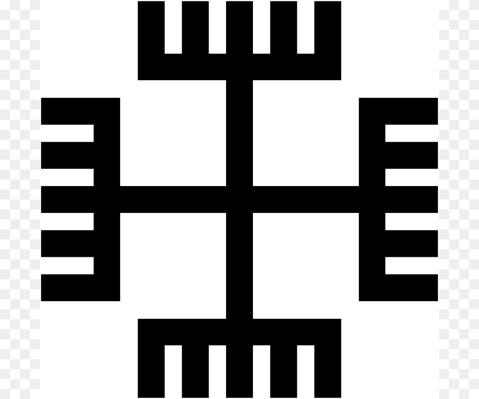 Handsgod, Cross, Cutlery, Fork, Symbol Png Image