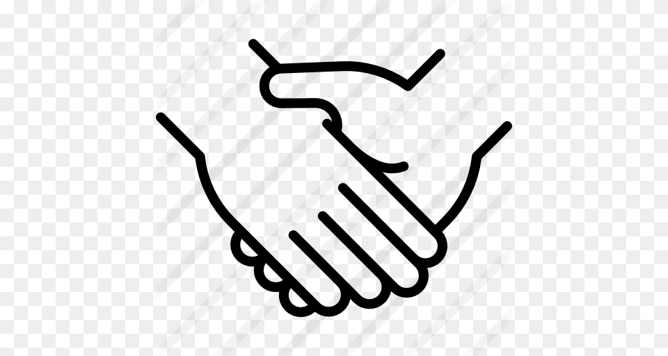 Handshake, Gray Free Transparent Png