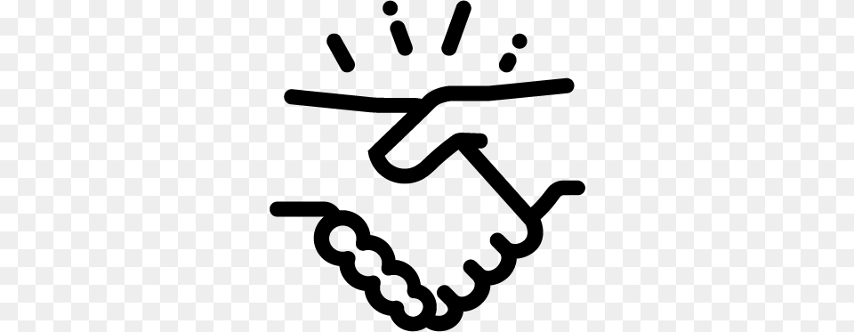 Handshake Acuerdo Simbolo, Body Part, Hand, Person, Stencil Free Png Download
