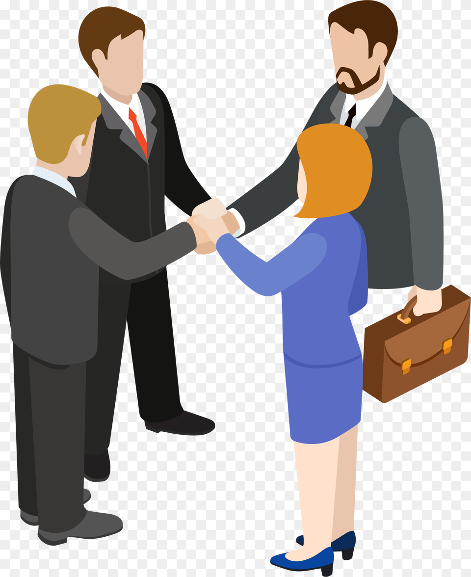 Handshake Clipart Circle Construccion De Empresa, Hand, Person, Body Part, Adult Png Image