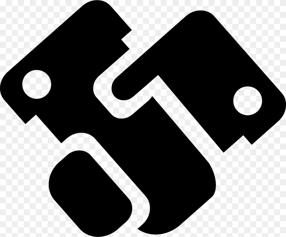 Handshake Comments Icon, Stencil Free Png Download