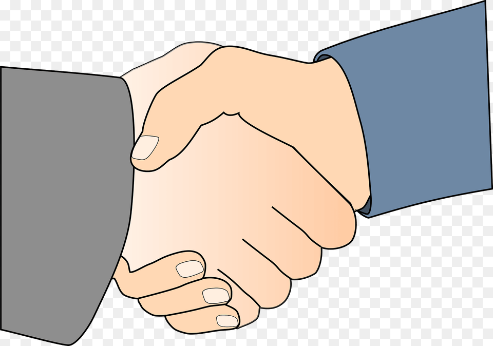 Handshake Two White Men Clipart, Body Part, Hand, Person, Baby Free Png