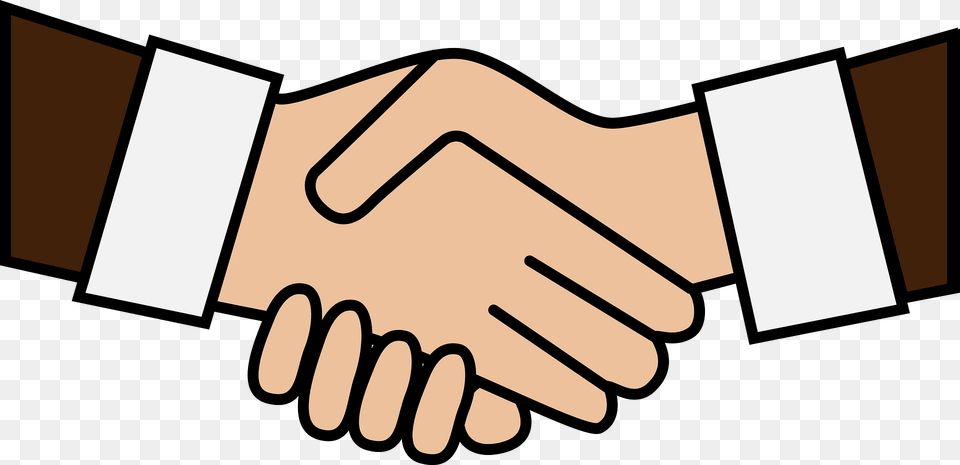 Handshake Two White Men Clipart, Body Part, Hand, Person Free Png
